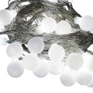 Luces mini Canicas led blancas – 40 luces