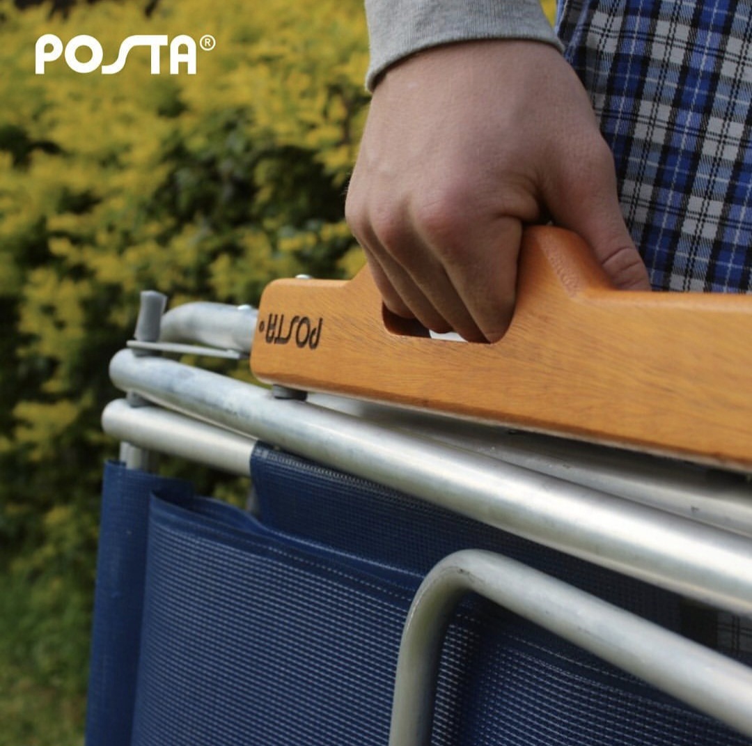 Sillón alto 5 posiciones aluminio posta