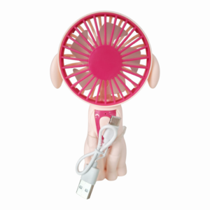 Ventilador De Mano Con Base Portátil Recargable