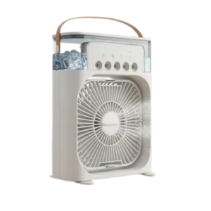 Ventilador Humificador Portátil. Con 3 Velocidades. 7 ” 50hz Blanco Plástico