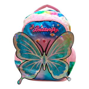 Mochila 17″ escolar mariposa
