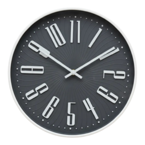 Reloj De Pared 30 Cm Redondo Aguja Continua Moderno