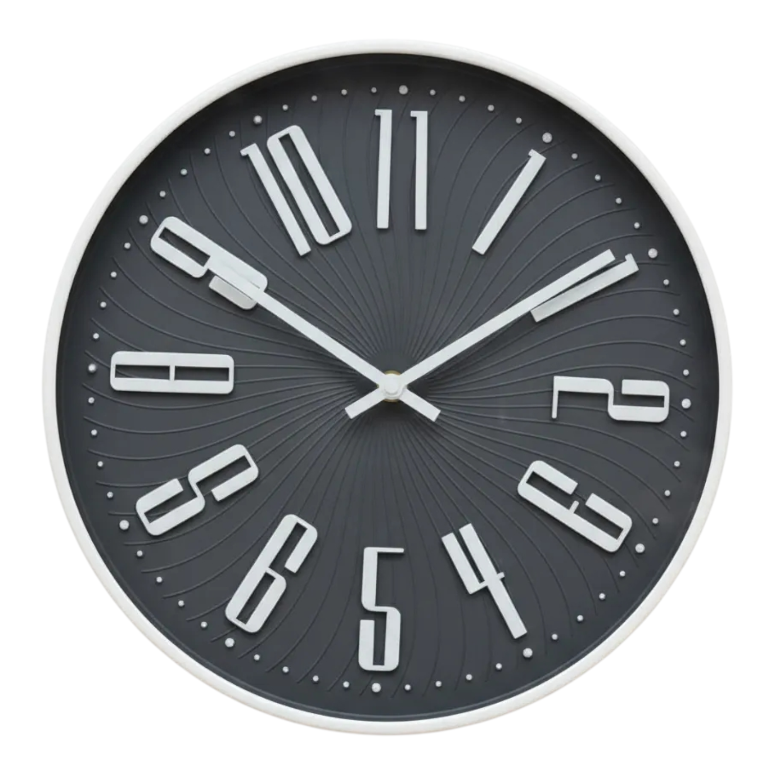 Reloj De Pared 30 Cm Redondo Aguja Continua Moderno