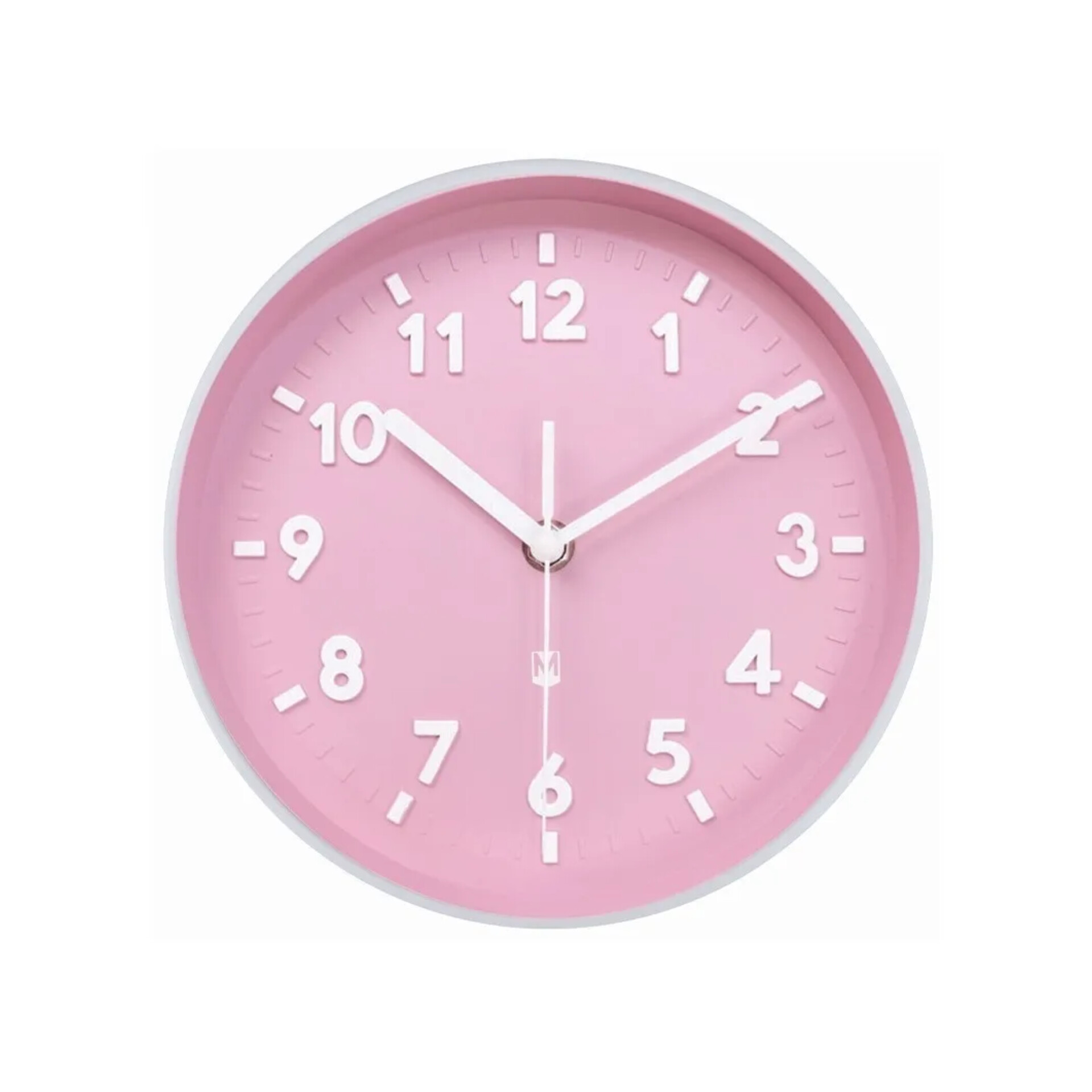 Reloj De Pared 20 Cm Redondo Aguja Continua Moderno