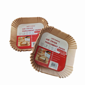 Molde cuadrado air fryer x 50un