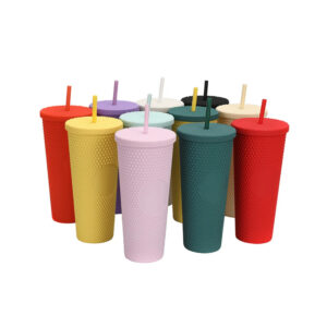 Vaso diamante con sorbete cónico